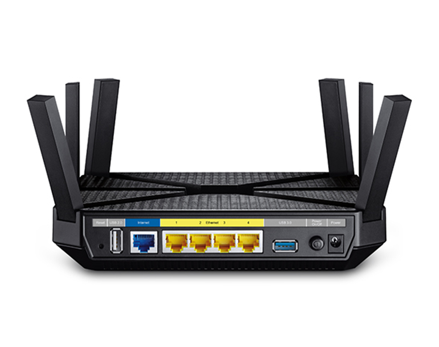 TP-Link Archer C3000 Wireless Tri-Band Gigabit Router back